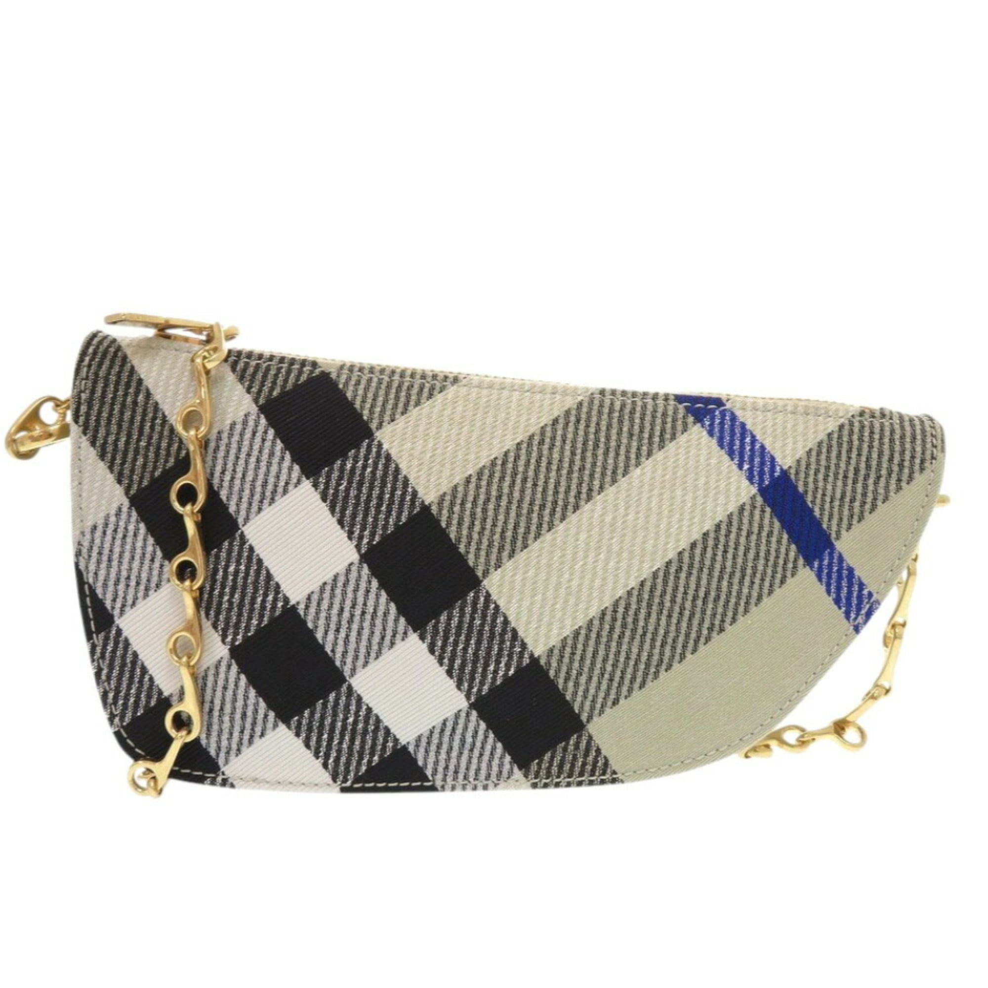 Burberry Beige Canvas Shoulder Bag