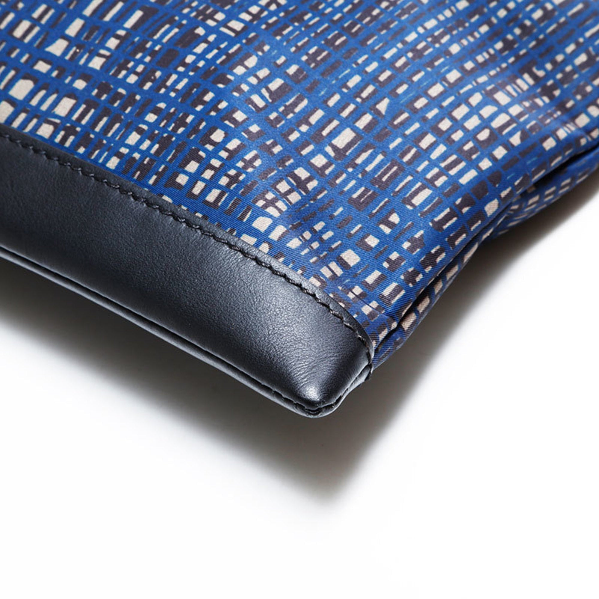 Balenciaga Navy Nylon Clutch