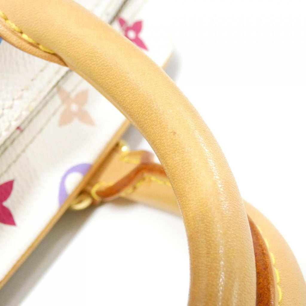 Louis Vuitton White Coated Canvas Handbag