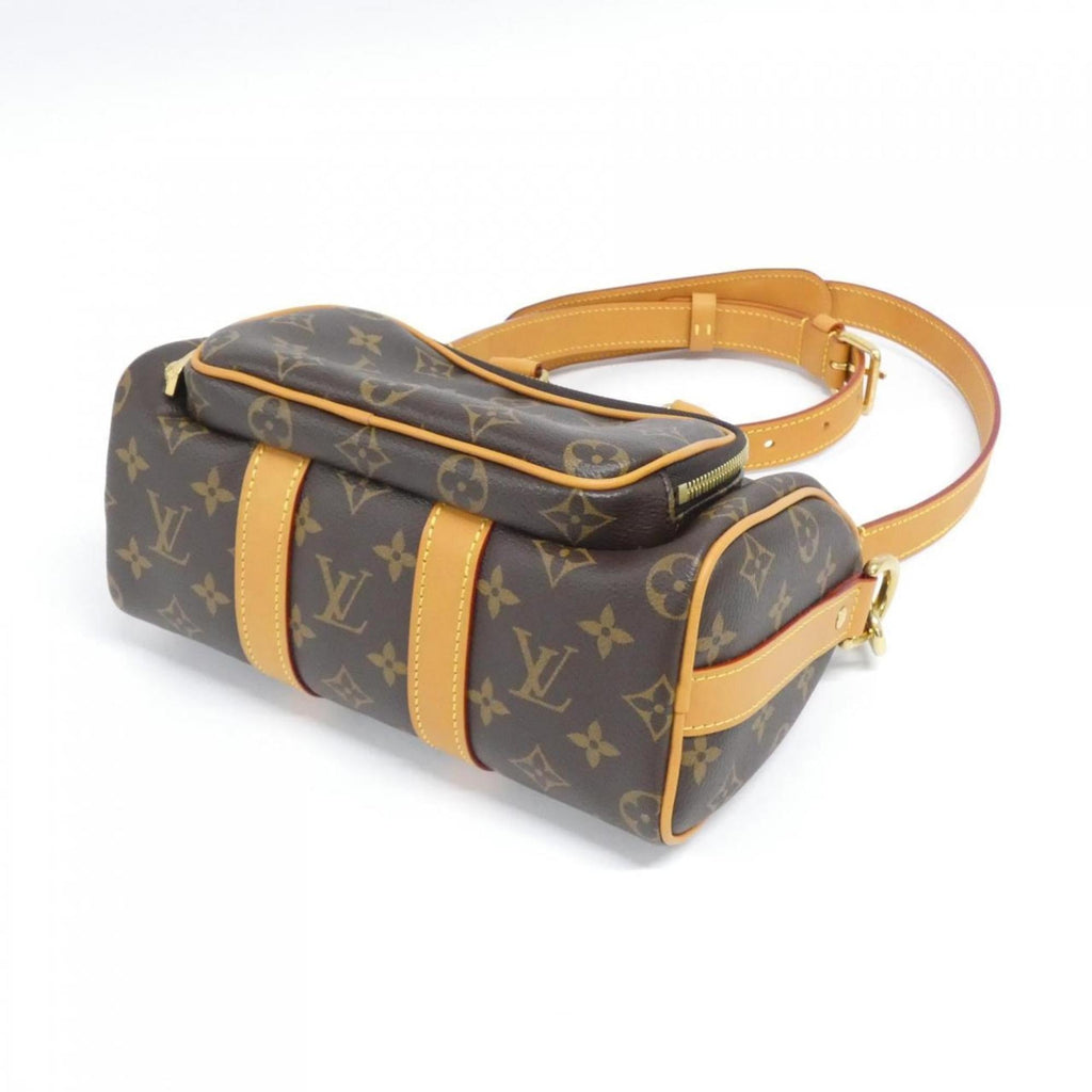 Louis Vuitton Marron Coated Canvas Boston Bag