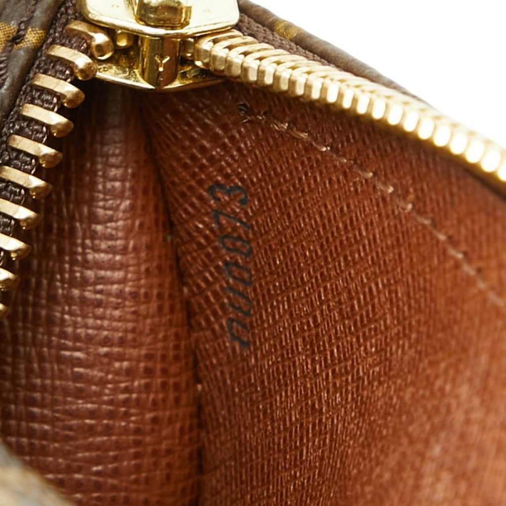 Louis Vuitton Monogram Brown Pvc Leather Handbag