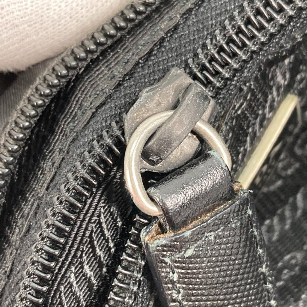 Prada Black Cloth Shoulder Bag
