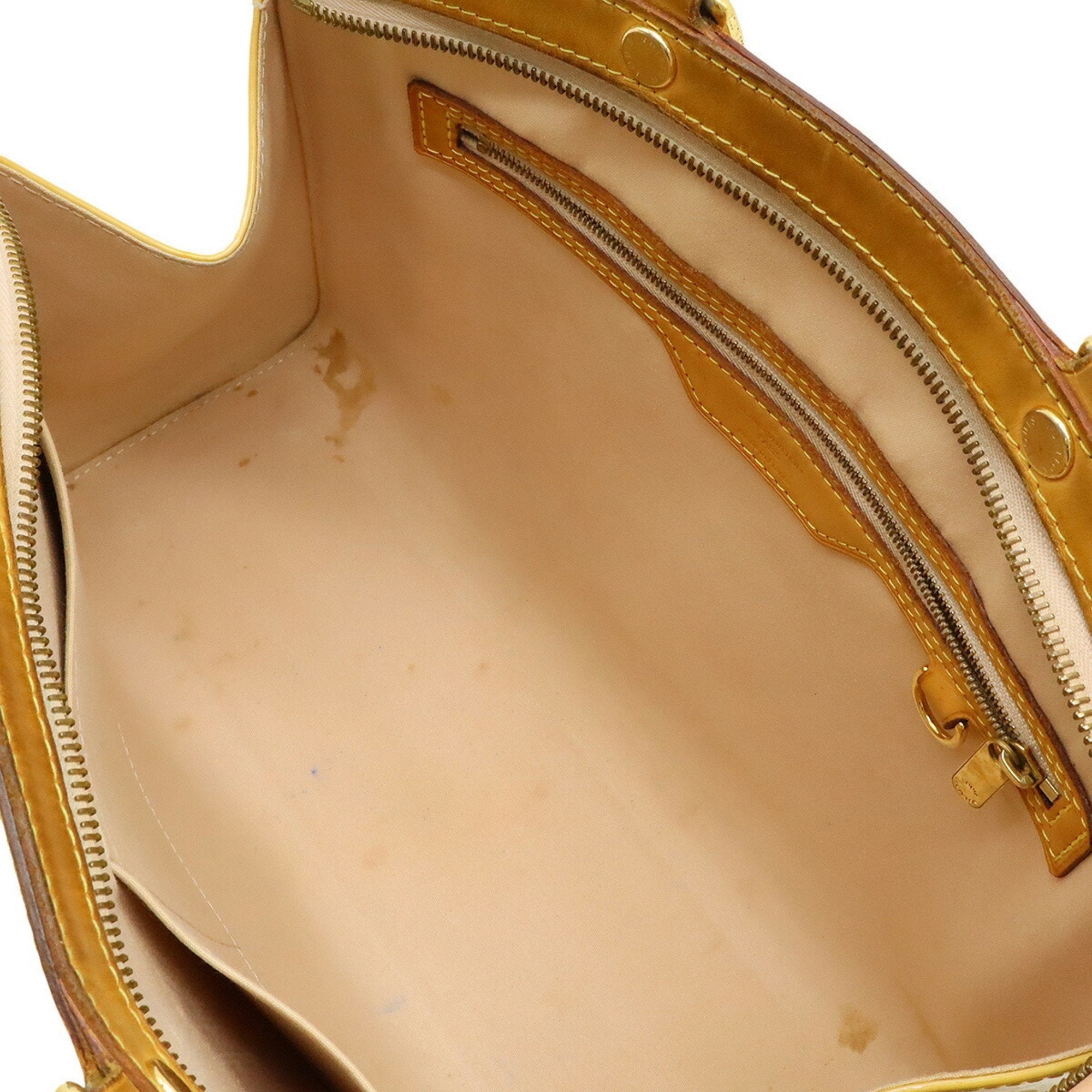 Louis Vuitton Beige Dune Monogram Vernis Handbag Shoulder Bag Tote Bag