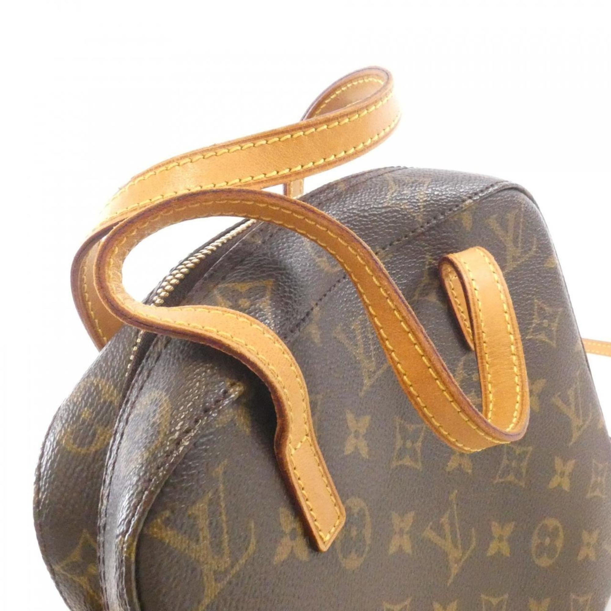 Louis Vuitton Brown Coated Canvas Handbag