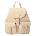 Louis Vuitton White Leather Backpack