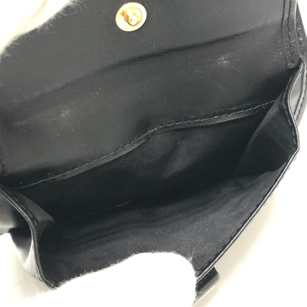 Prada Black Leather Wallet (Bi-Fold)