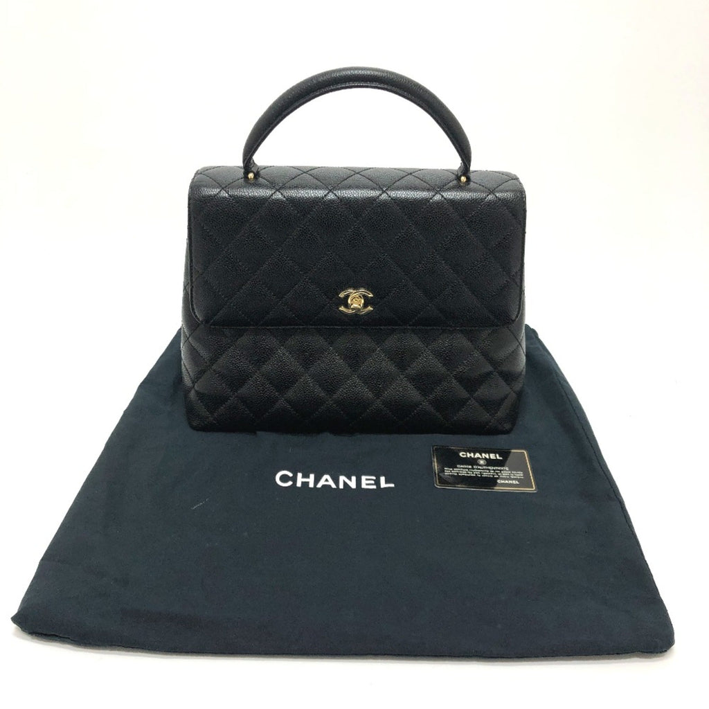 Chanel Black Leather Handbag