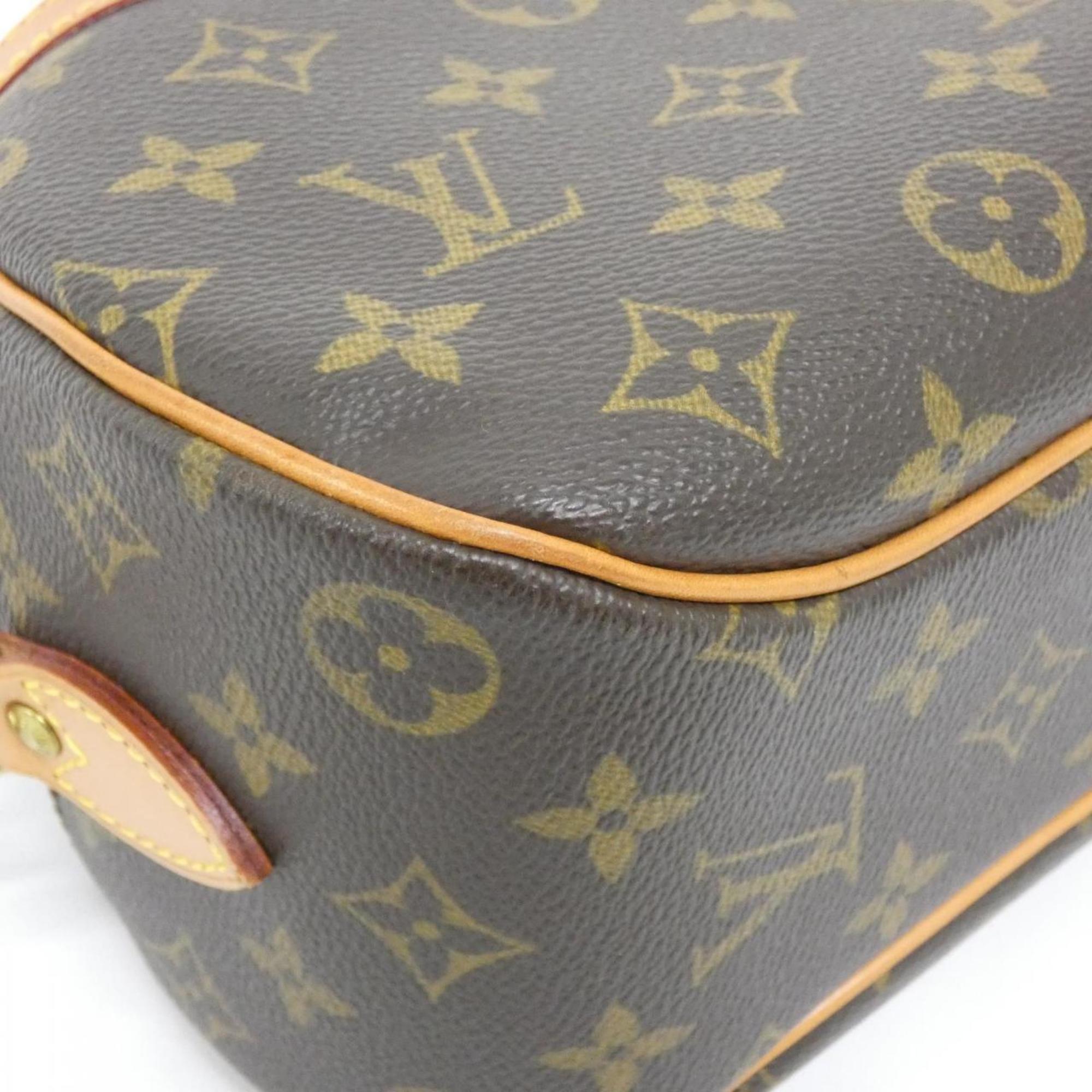 Louis Vuitton Marron Coated Canvas Shoulder Bag