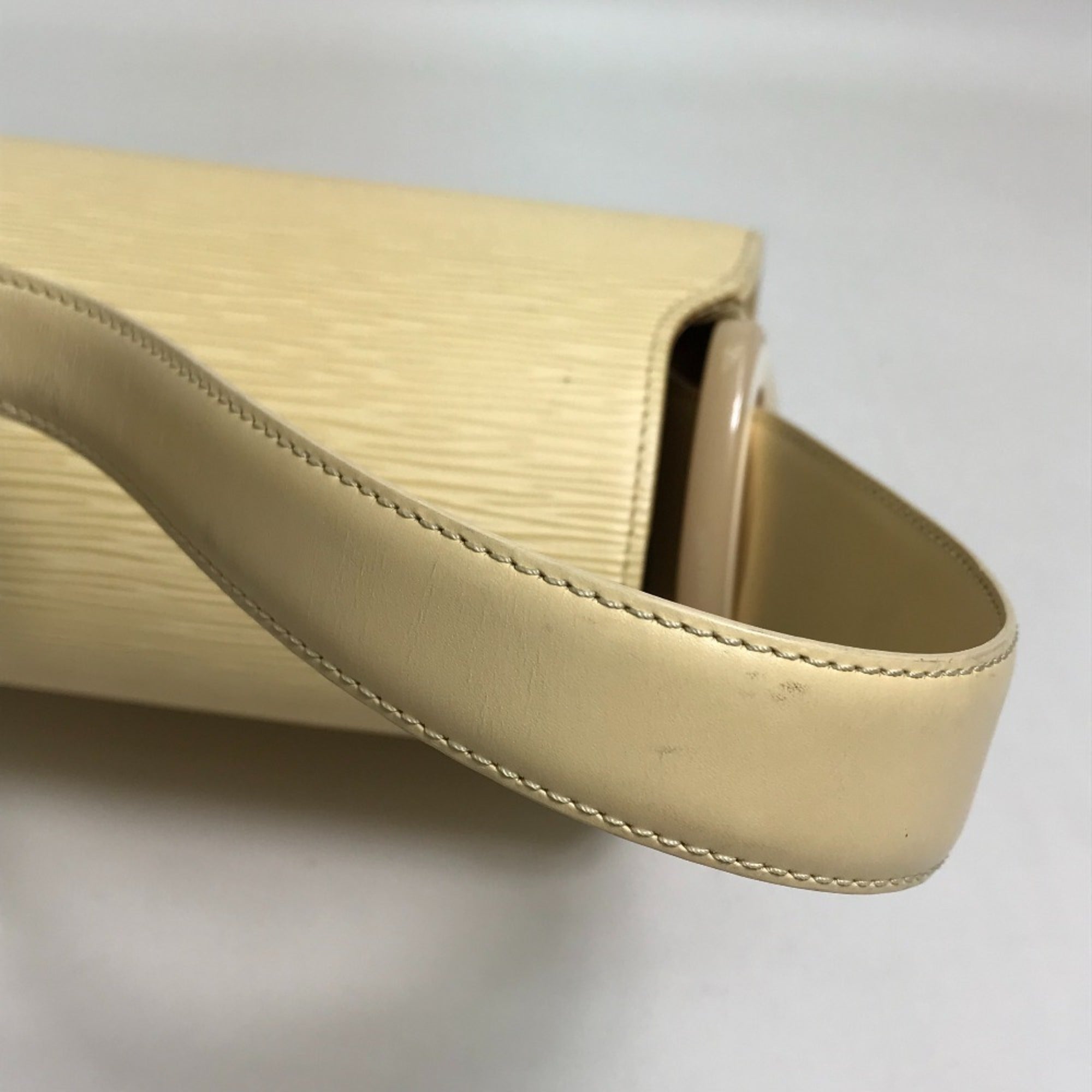 Louis Vuitton Vanilla Yellow Epi Leather Shoulder Bag