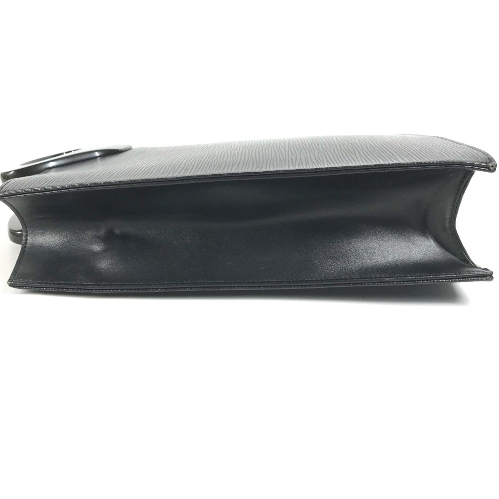Louis Vuitton Black Galle Noir Epi Leather Handbag Tote Bag