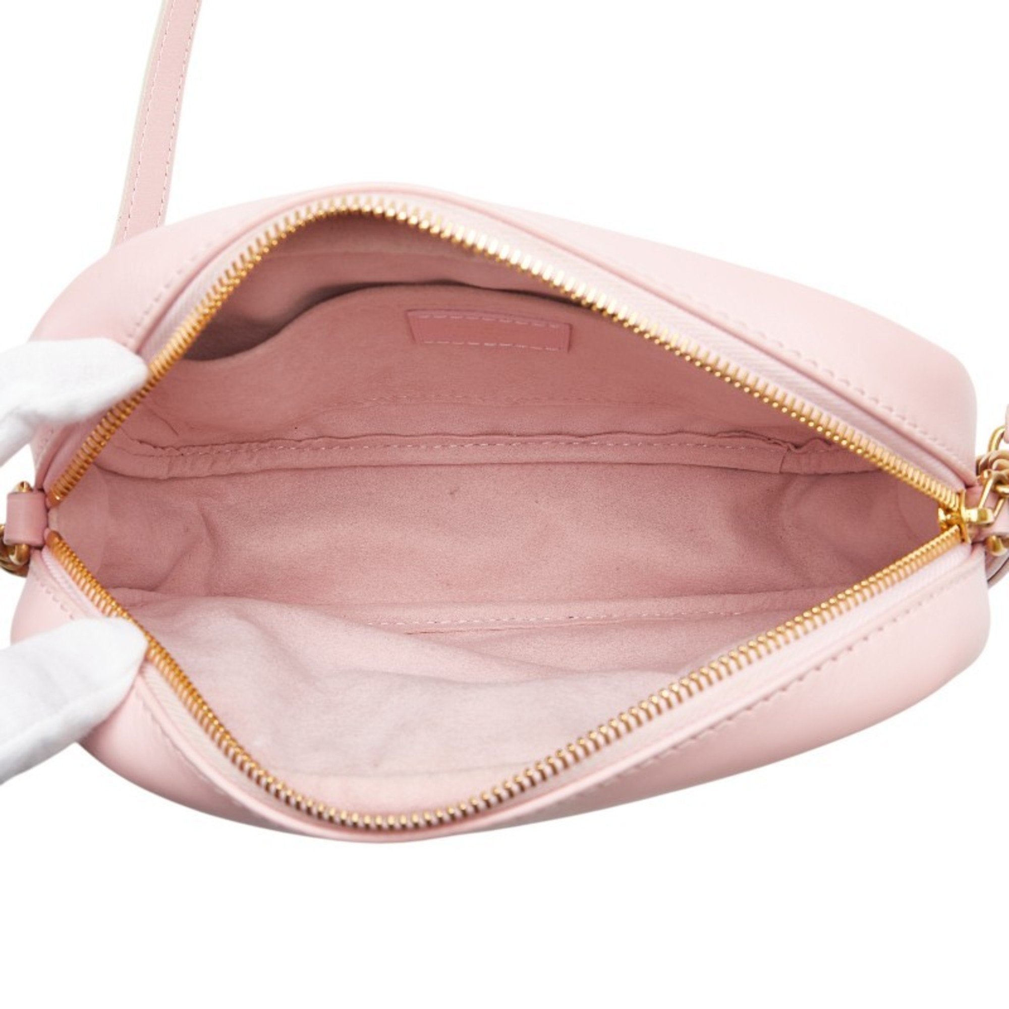 Louis Vuitton Pink Leather Shoulder Bag