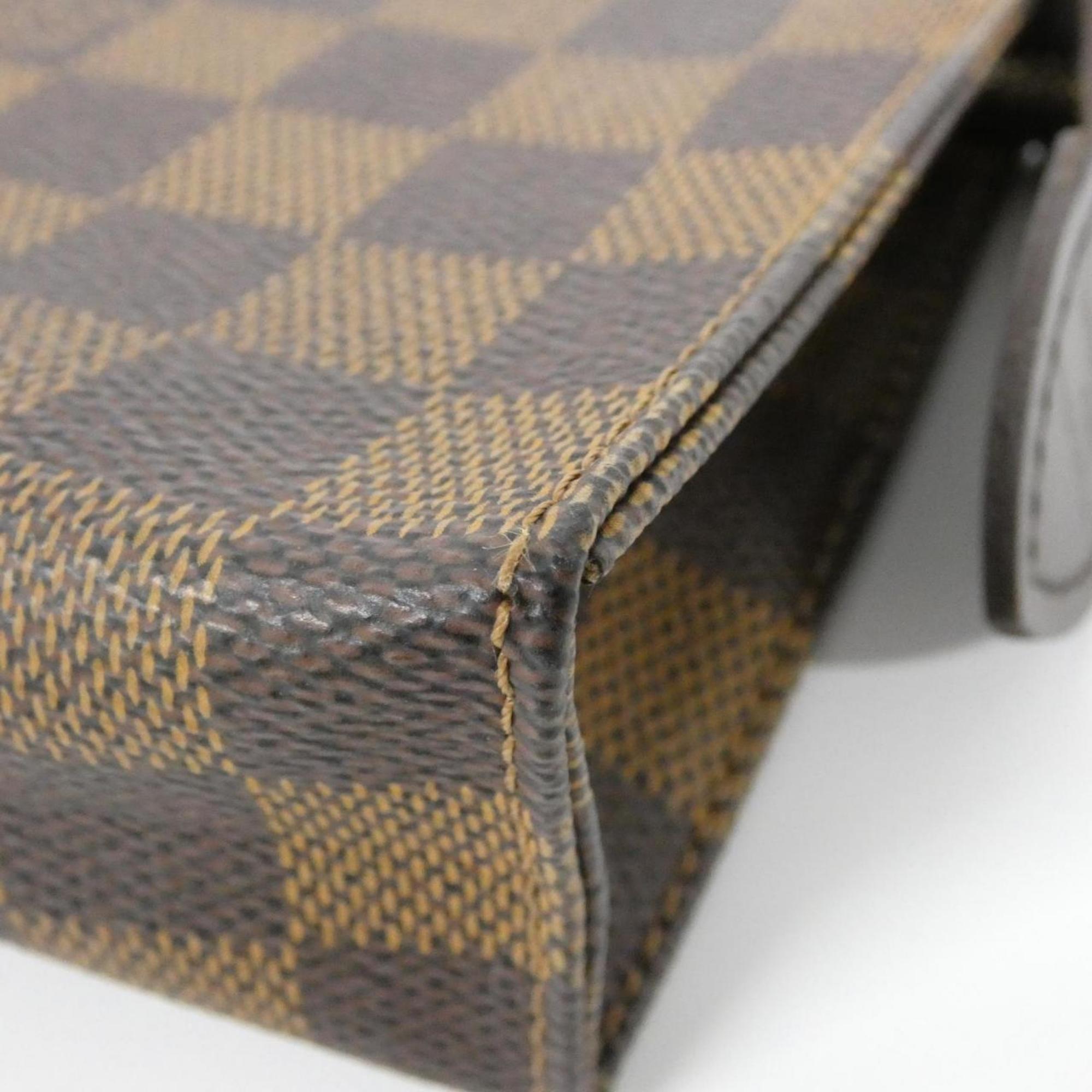 Louis Vuitton Brown Coated Canvas Handbag Pouch