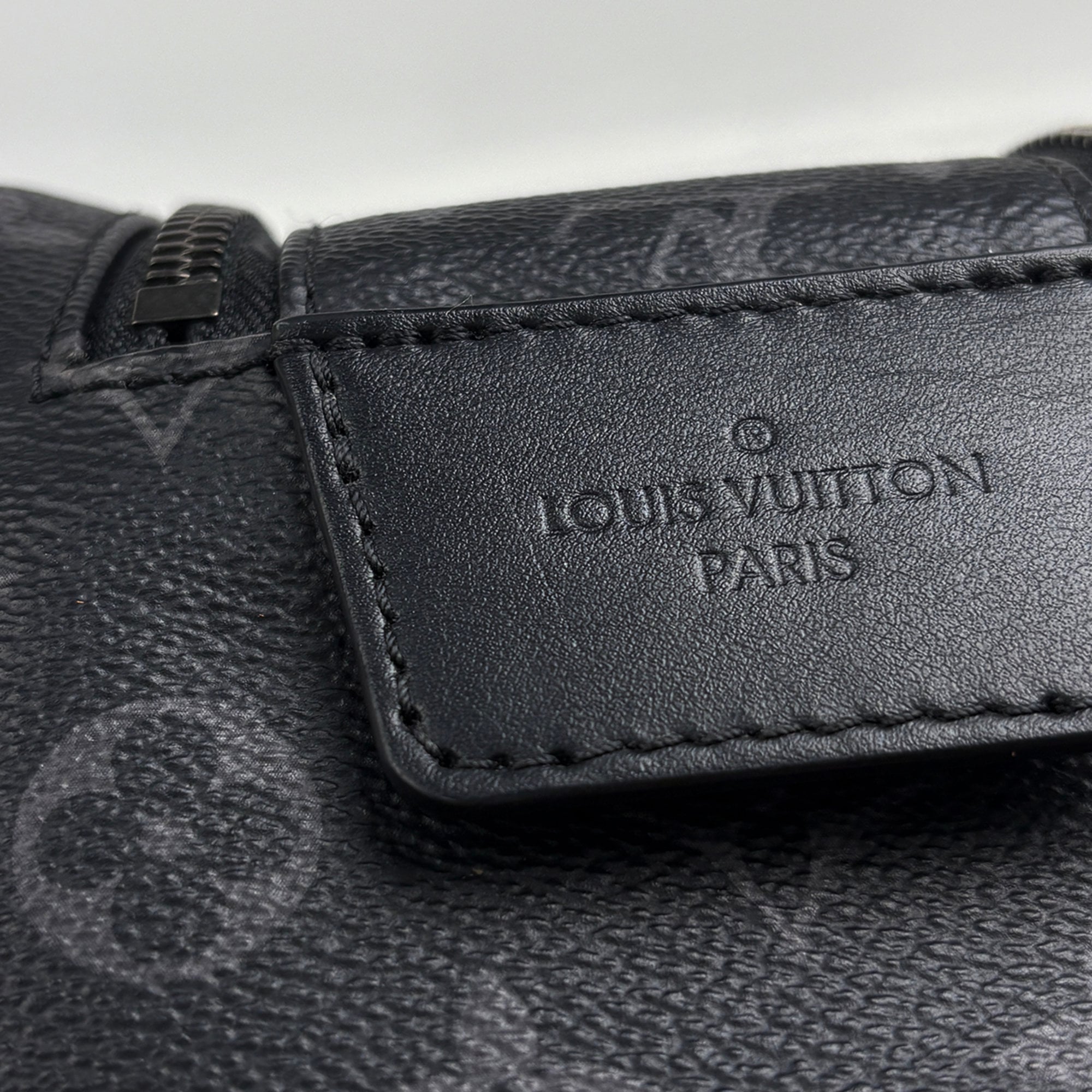 Louis Vuitton Black Damier Graphite Pouch