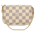 Louis Vuitton White Damier Azur Canvas Pochette Pouch