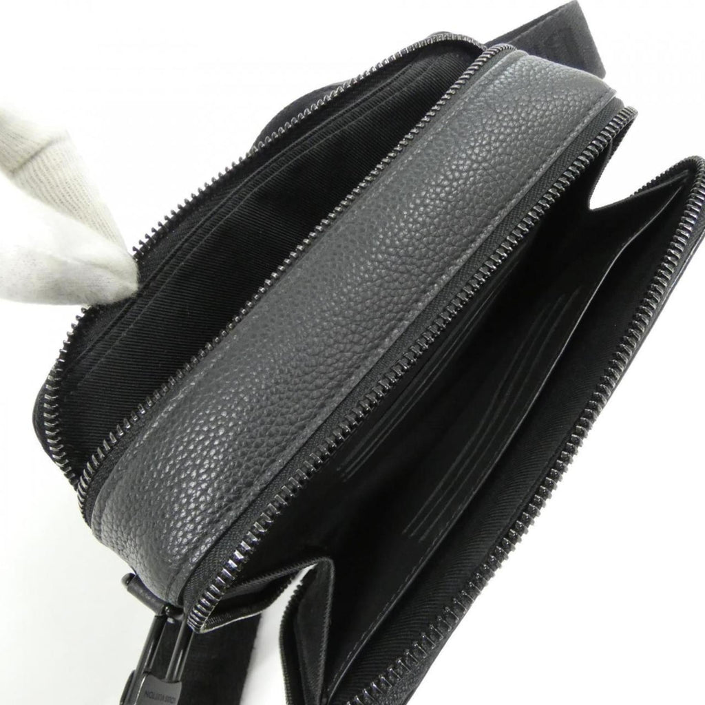 Louis Vuitton Black Leather Shoulder Bag