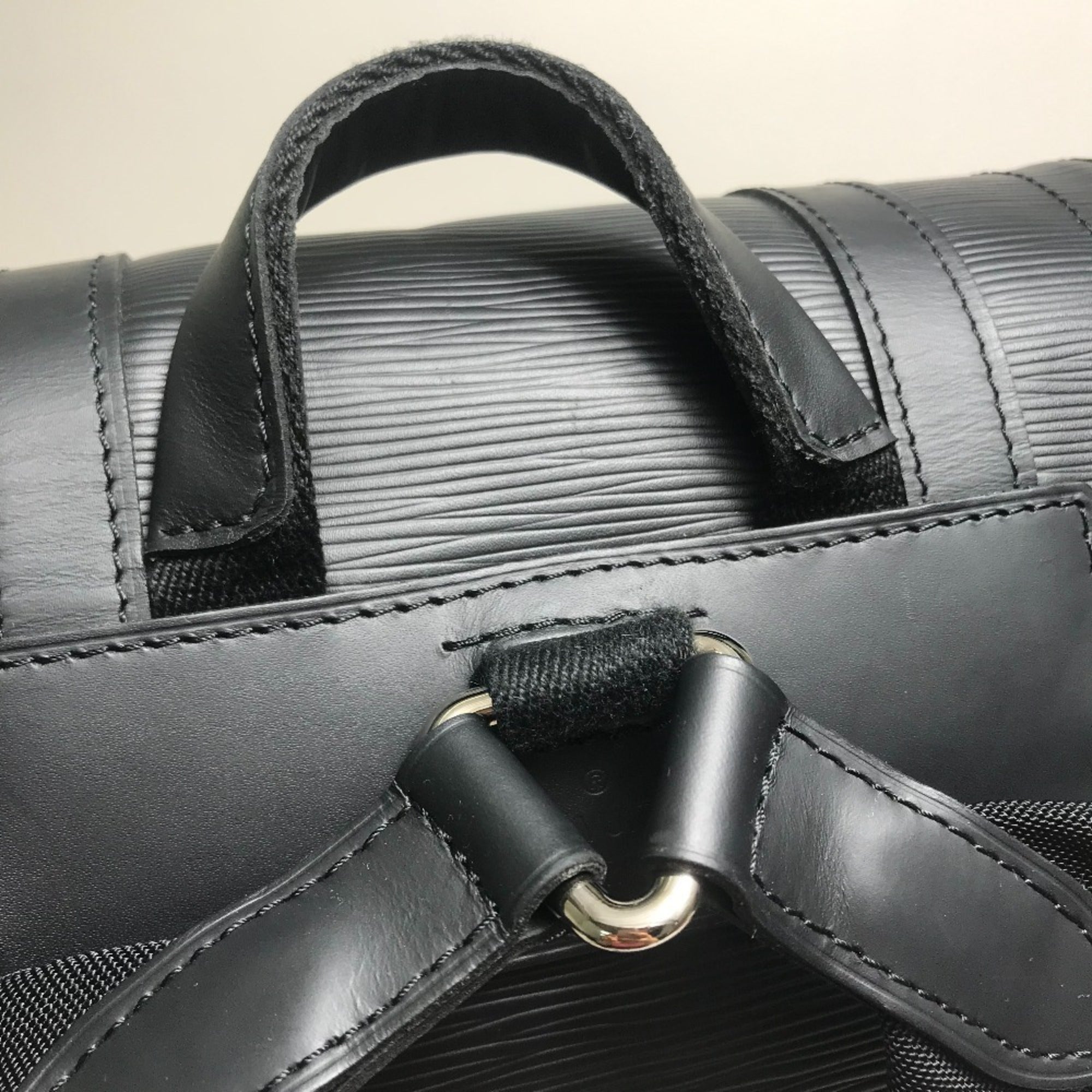 Louis Vuitton Black Epi Leather Backpack