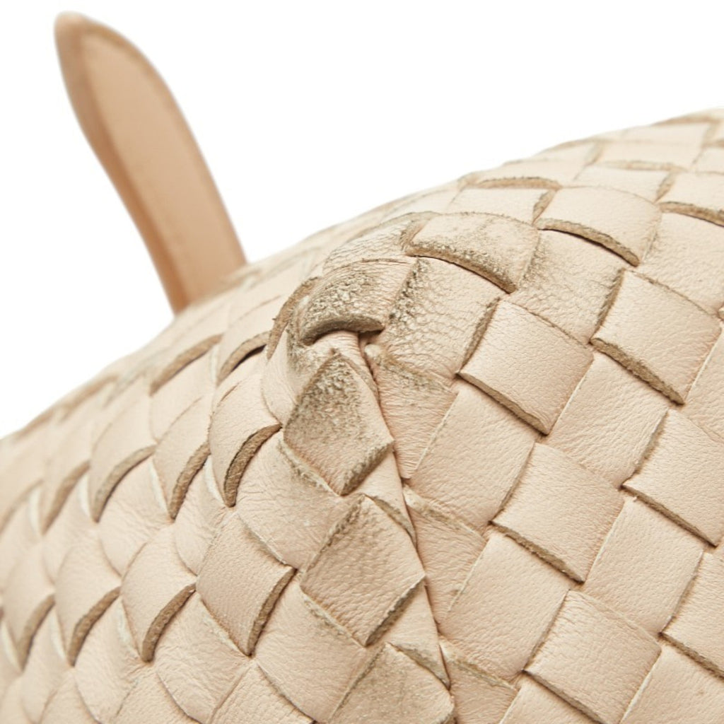 Bottega Veneta Pink Beige Leather Handbag Tote Bag