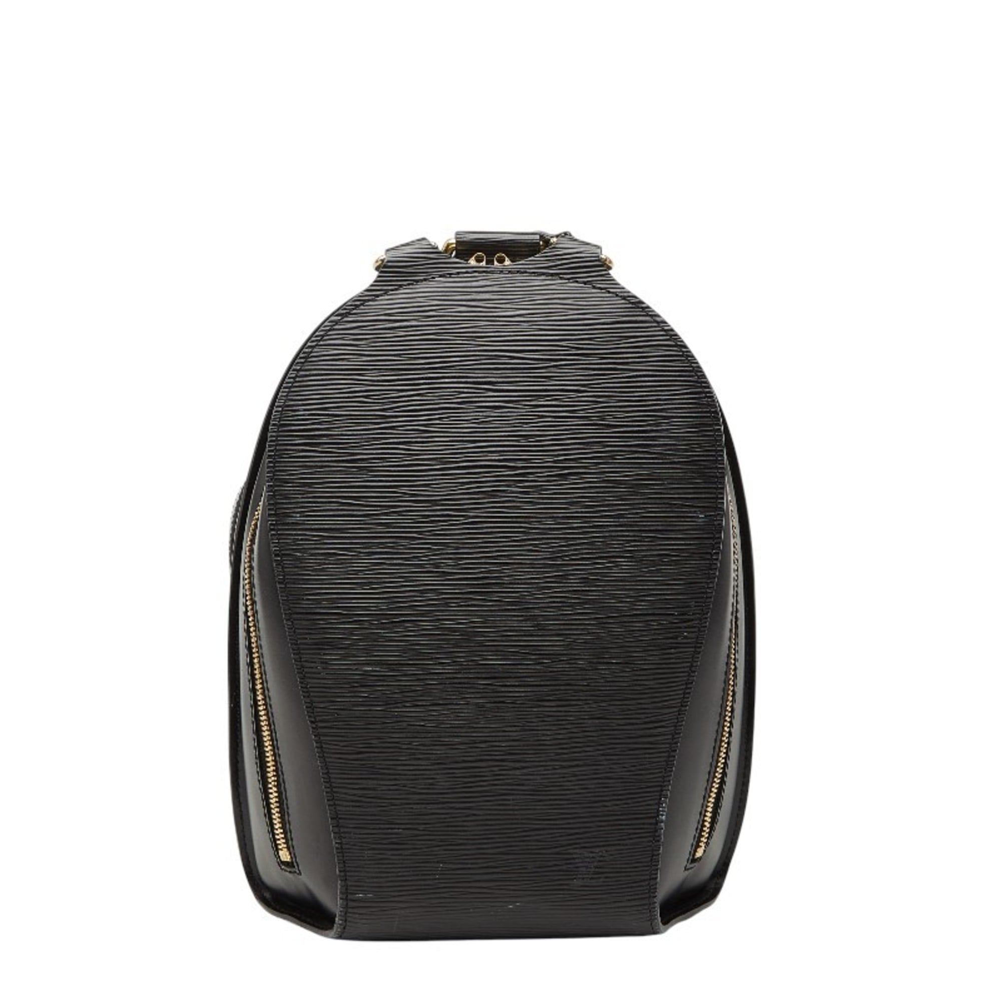 Louis Vuitton Black Noir Leather Backpack