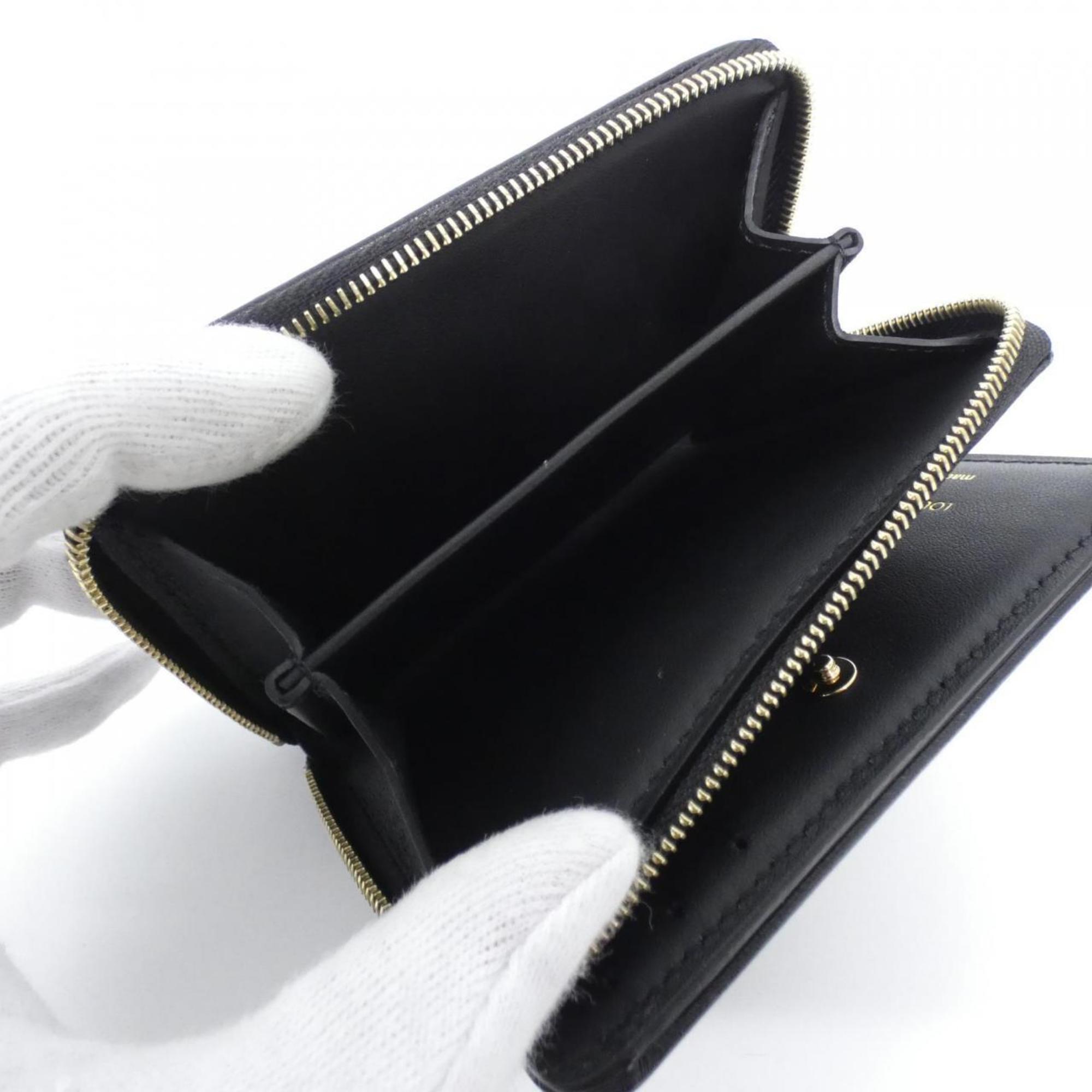 Louis Vuitton Black Leather Coin Purse/Coin Case