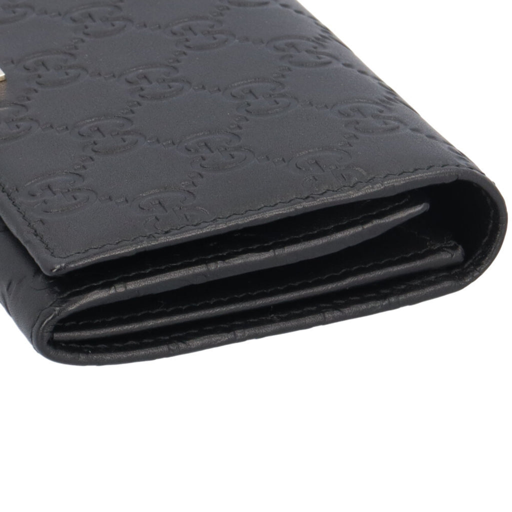 Gucci Black Leather Coin Purse/Coin Case (Pre-Owned)