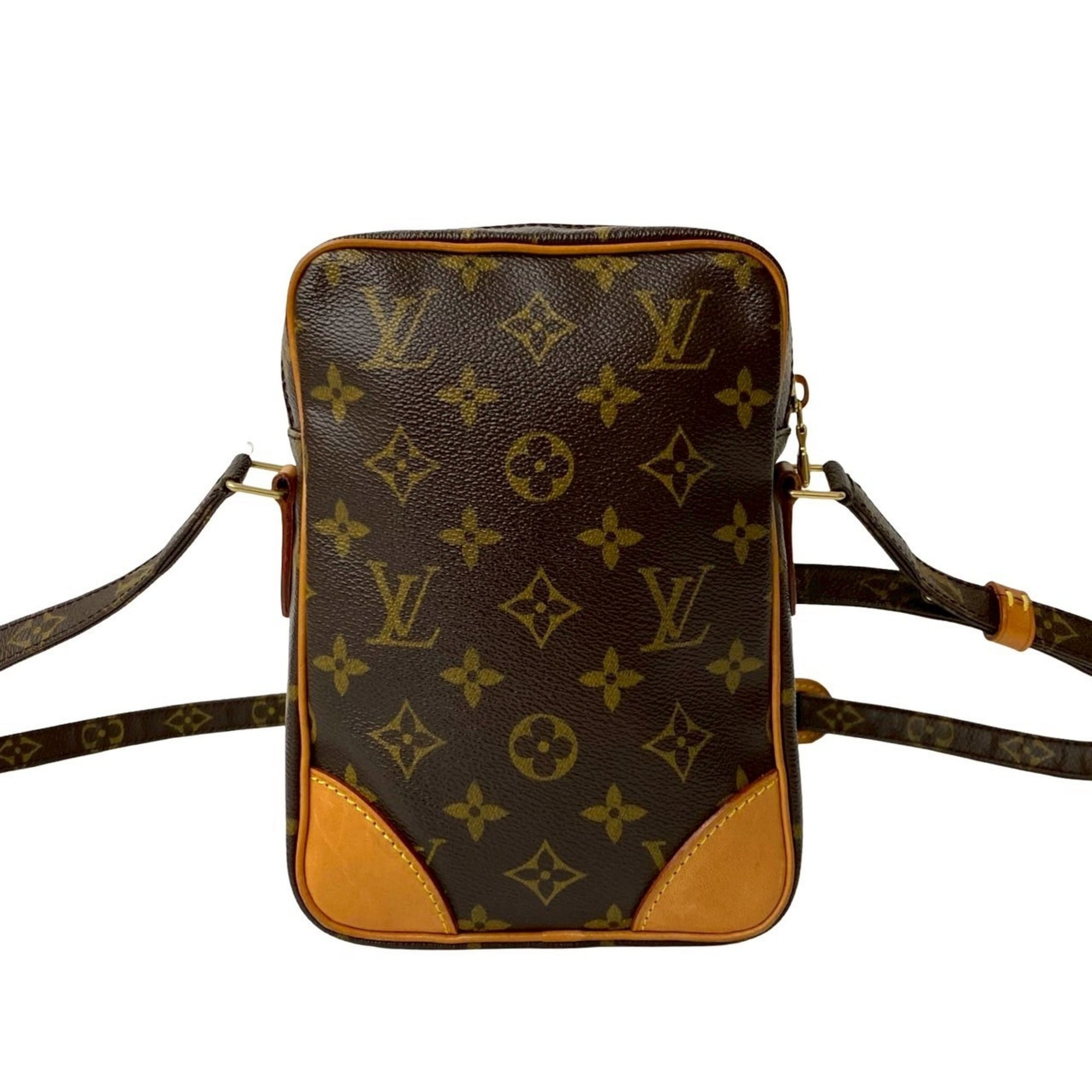 Louis Vuitton Brown Leather Pvc Pochette Shoulder Bag
