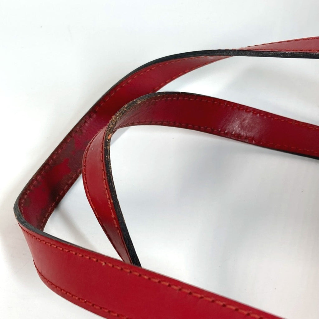 Louis Vuitton Castilian Red Red Color Epi Leather Handbag Shoulder Bag