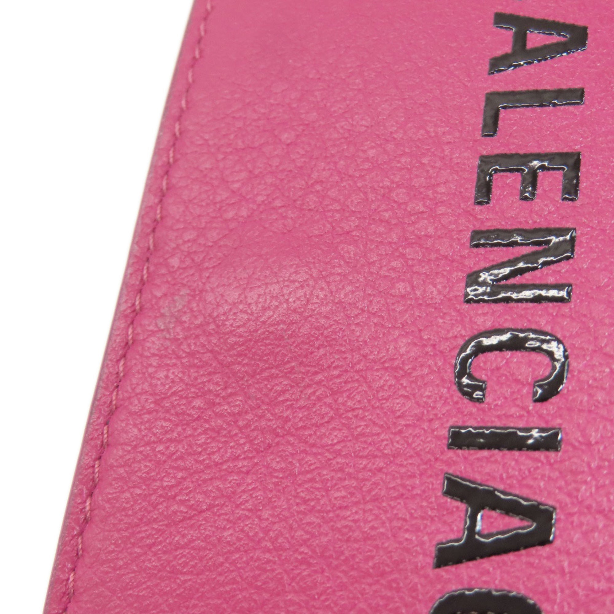 Balenciaga Pink Leather Wallet (Tri-Fold)