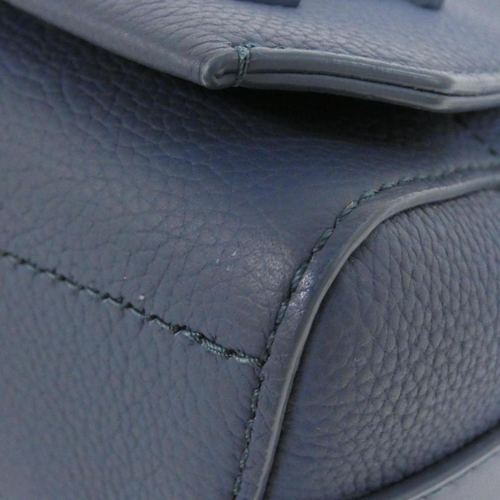 Louis Vuitton Blue Leather Shoulder Bag