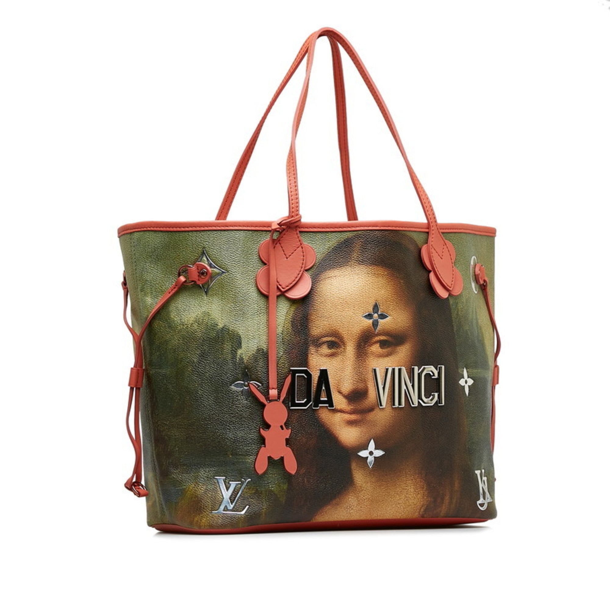 Louis Vuitton Masters Collection Multi-Color Pink Poppy Petal Pvc Leather Tote Bag