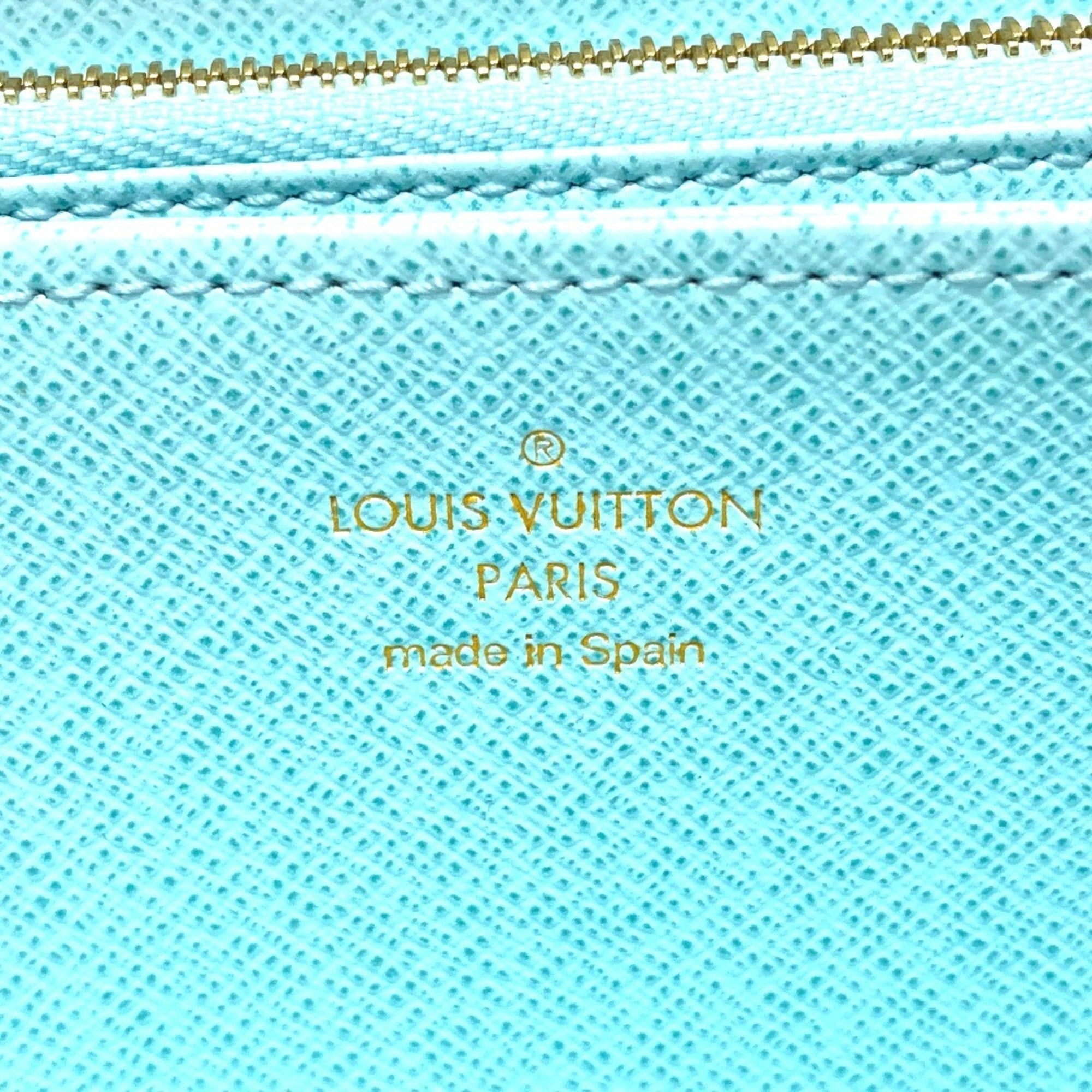 Louis Vuitton Monogram Blue Monogram Long Wallet