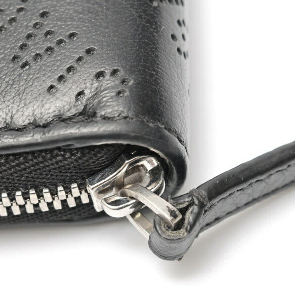 Balenciaga Black Leather Coin Purse/Coin Case