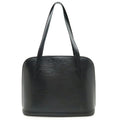 Louis Vuitton Black Noir Epi Leather Shoulder Bag Tote Bag