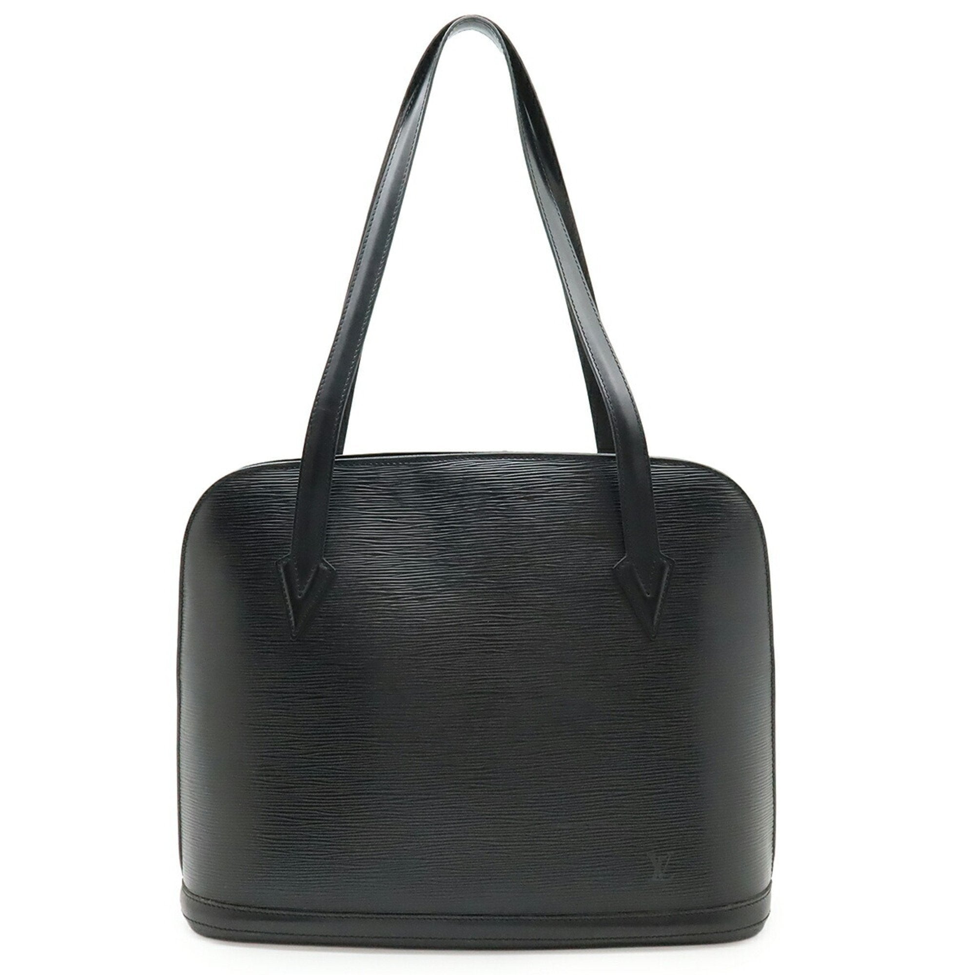 Louis Vuitton Black Noir Epi Leather Shoulder Bag Tote Bag