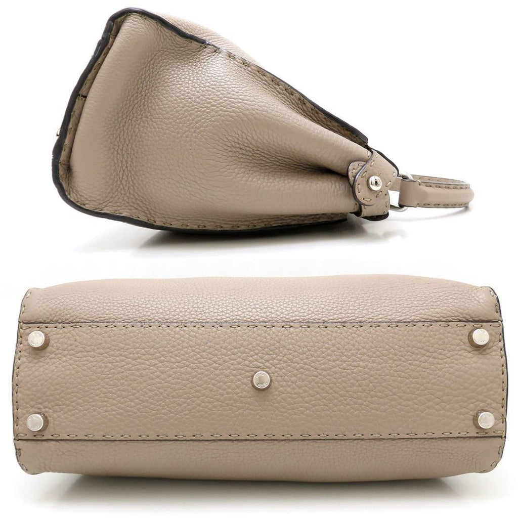 Fendi Grayish Leather Handbag