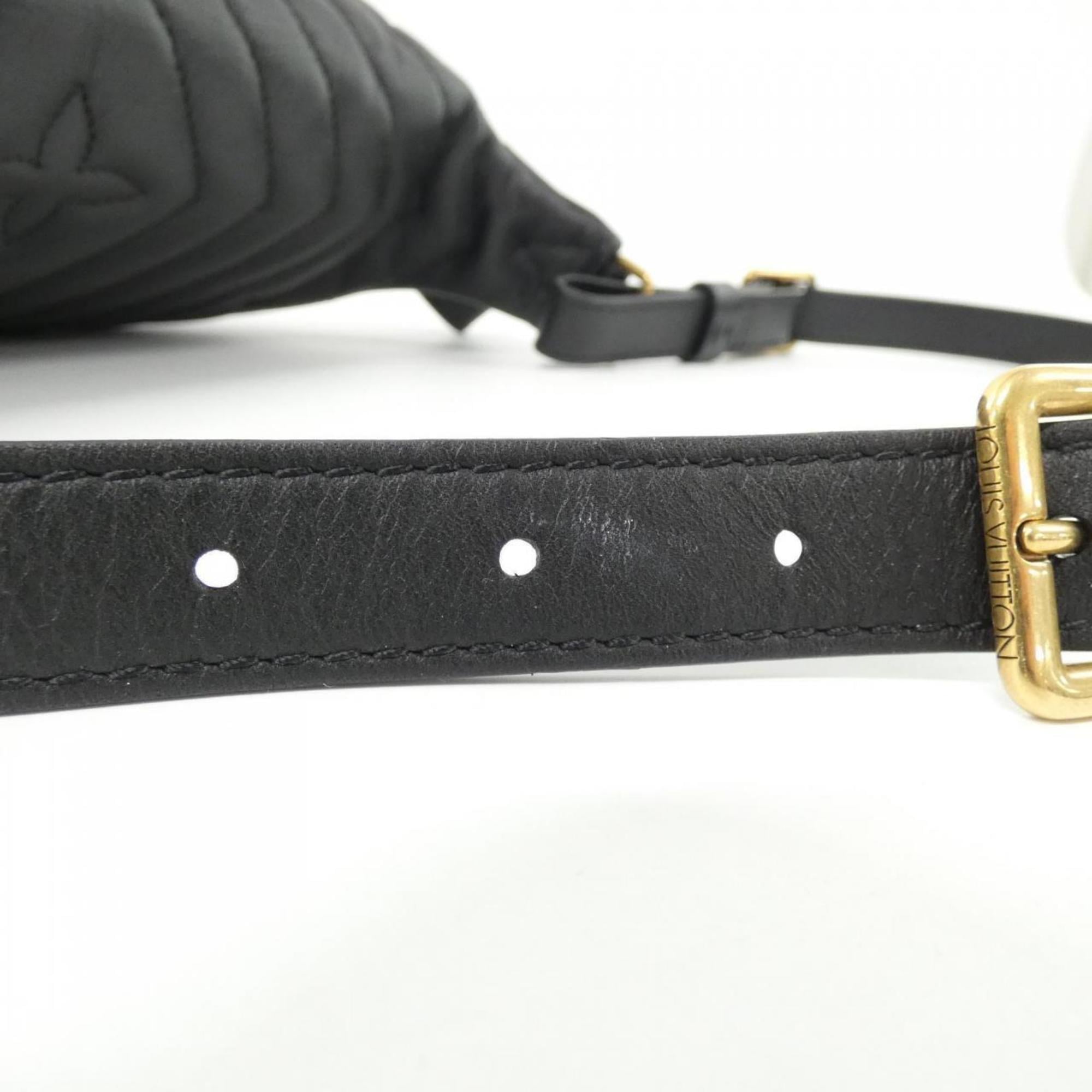 Louis Vuitton Black Leather Shoulder Bag