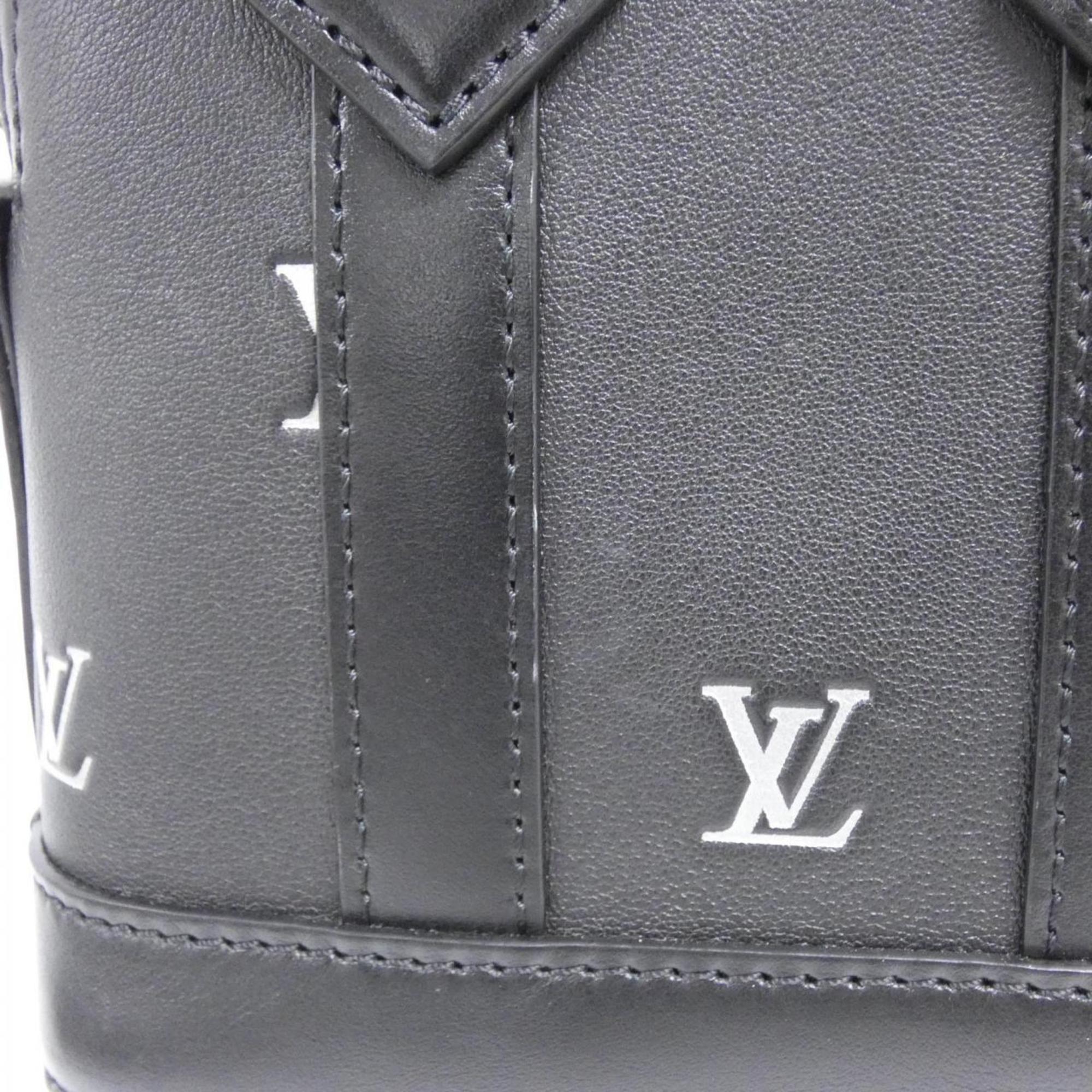 Louis Vuitton Black Leather Handbag