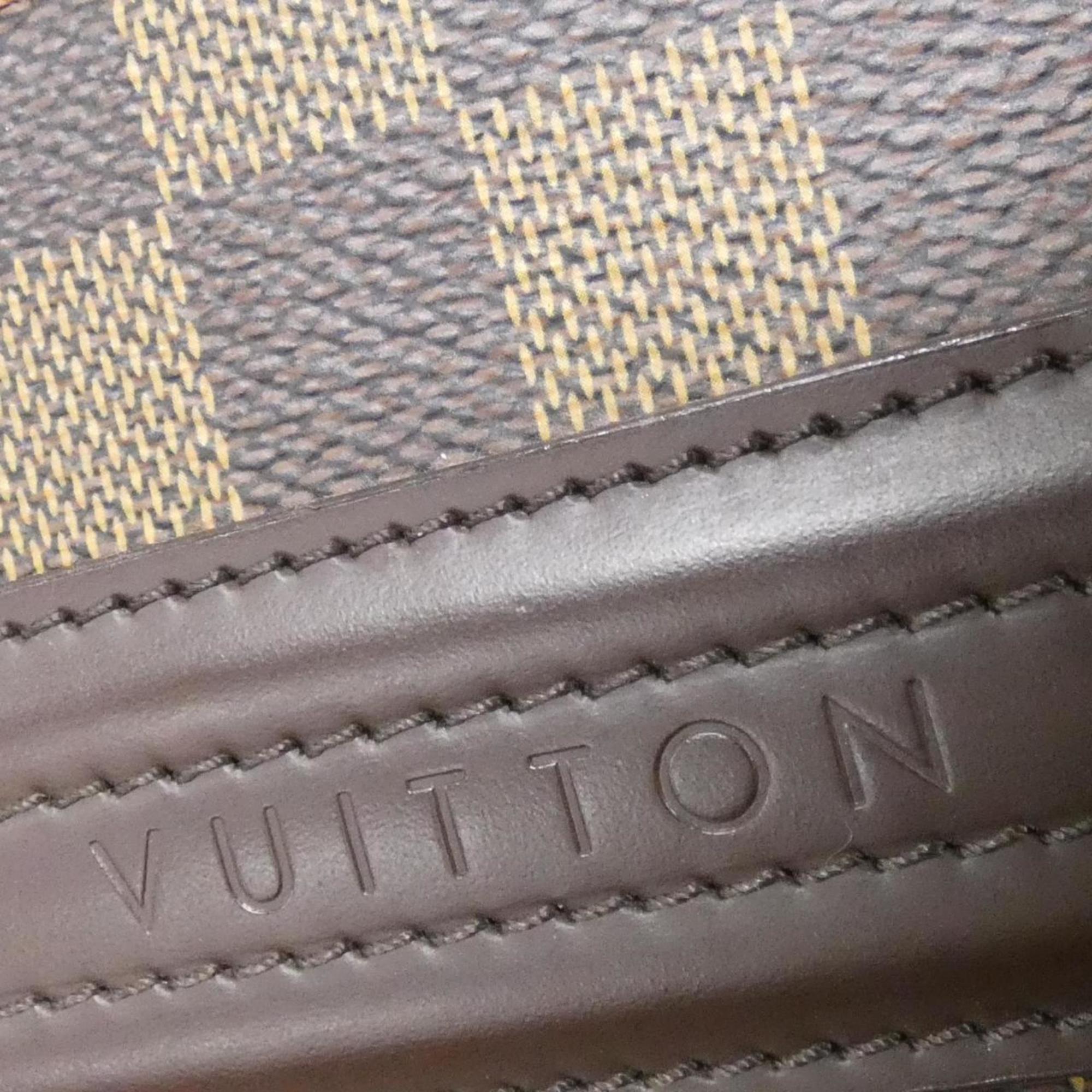 Louis Vuitton Damier Ebene Coated Canvas Handbag