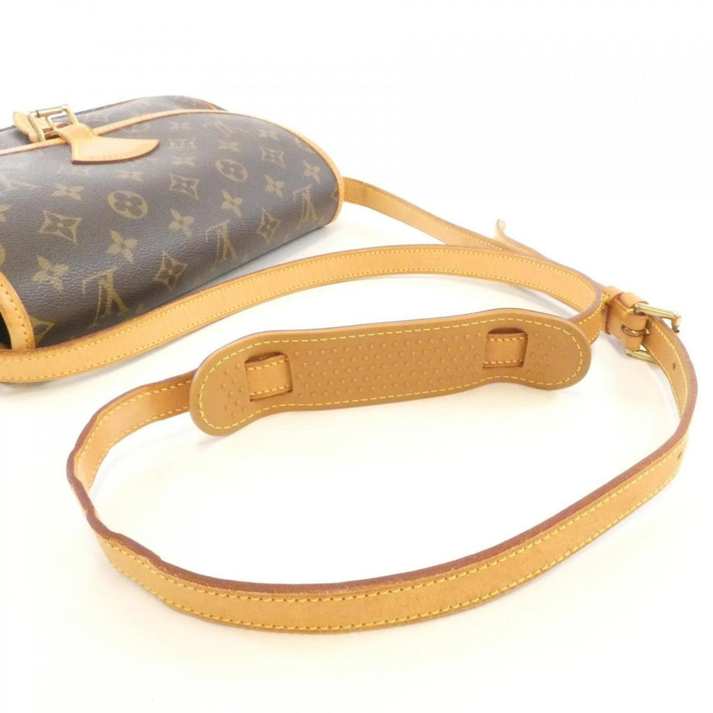 Louis Vuitton Brown Coated Canvas Shoulder Bag