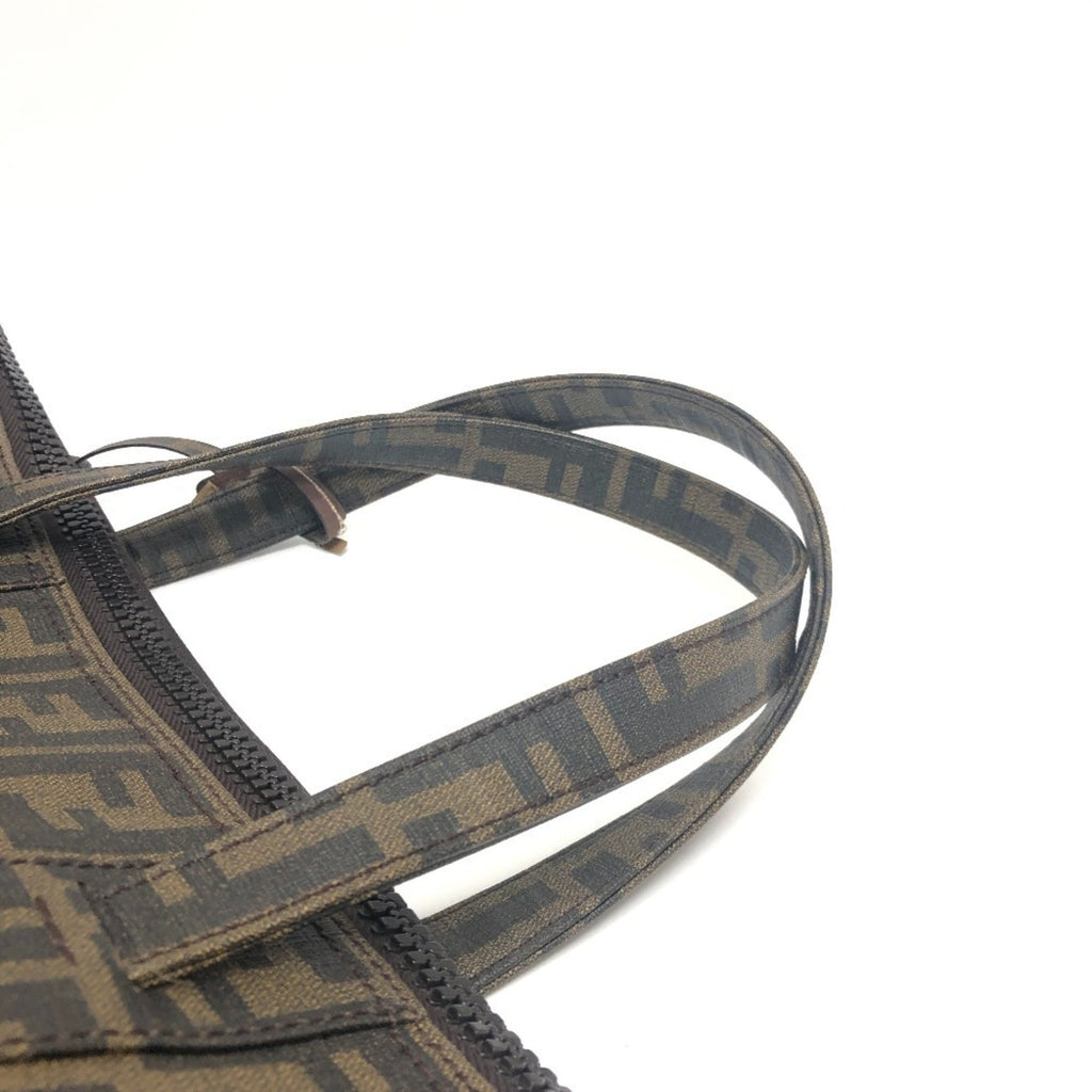 Fendi Brown Pvc Tote Bag