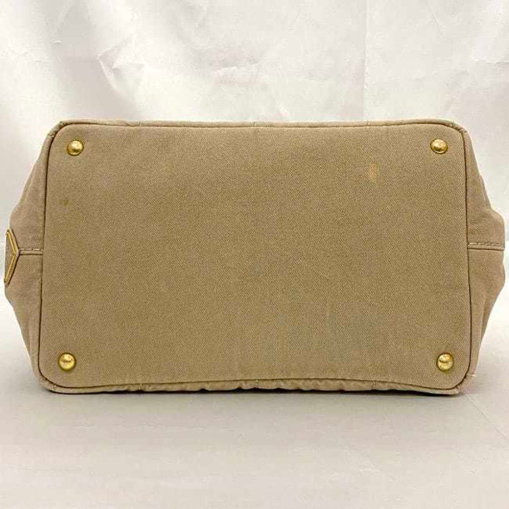 Prada Beige Canapa Handbag Tote Bag
