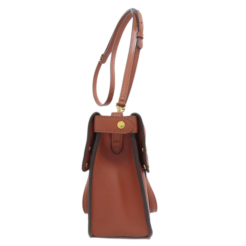 Fendi Brown Leather Shoulder Bag
