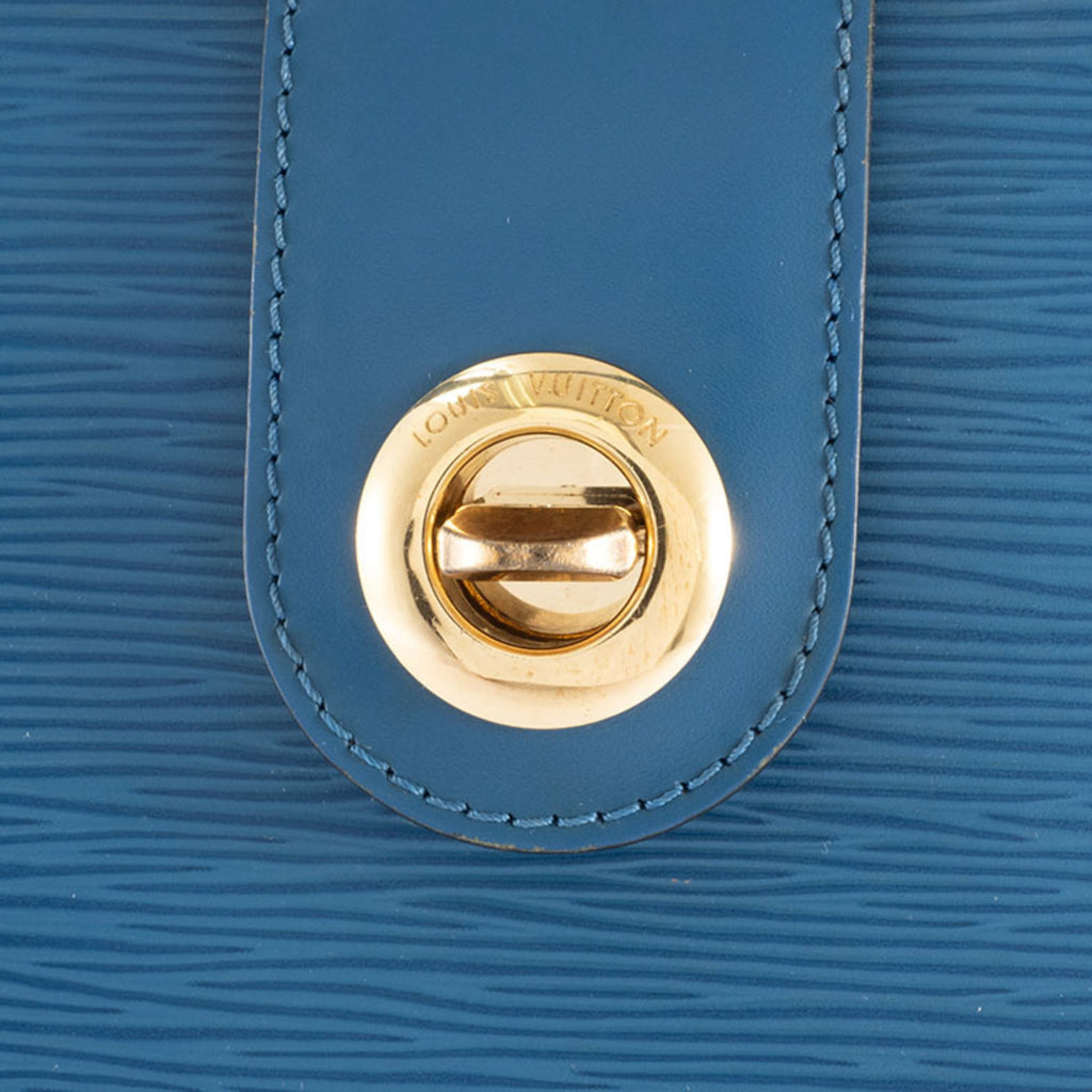 Louis Vuitton Epi Toledo Blue Epi Leather Shoulder Bag