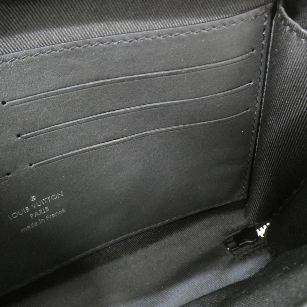 Louis Vuitton Black Leather Shoulder Bag