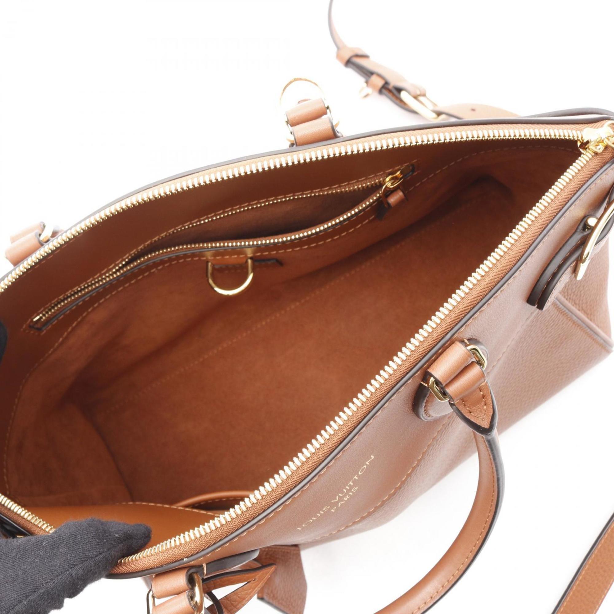 Louis Vuitton Brown Leather Handbag