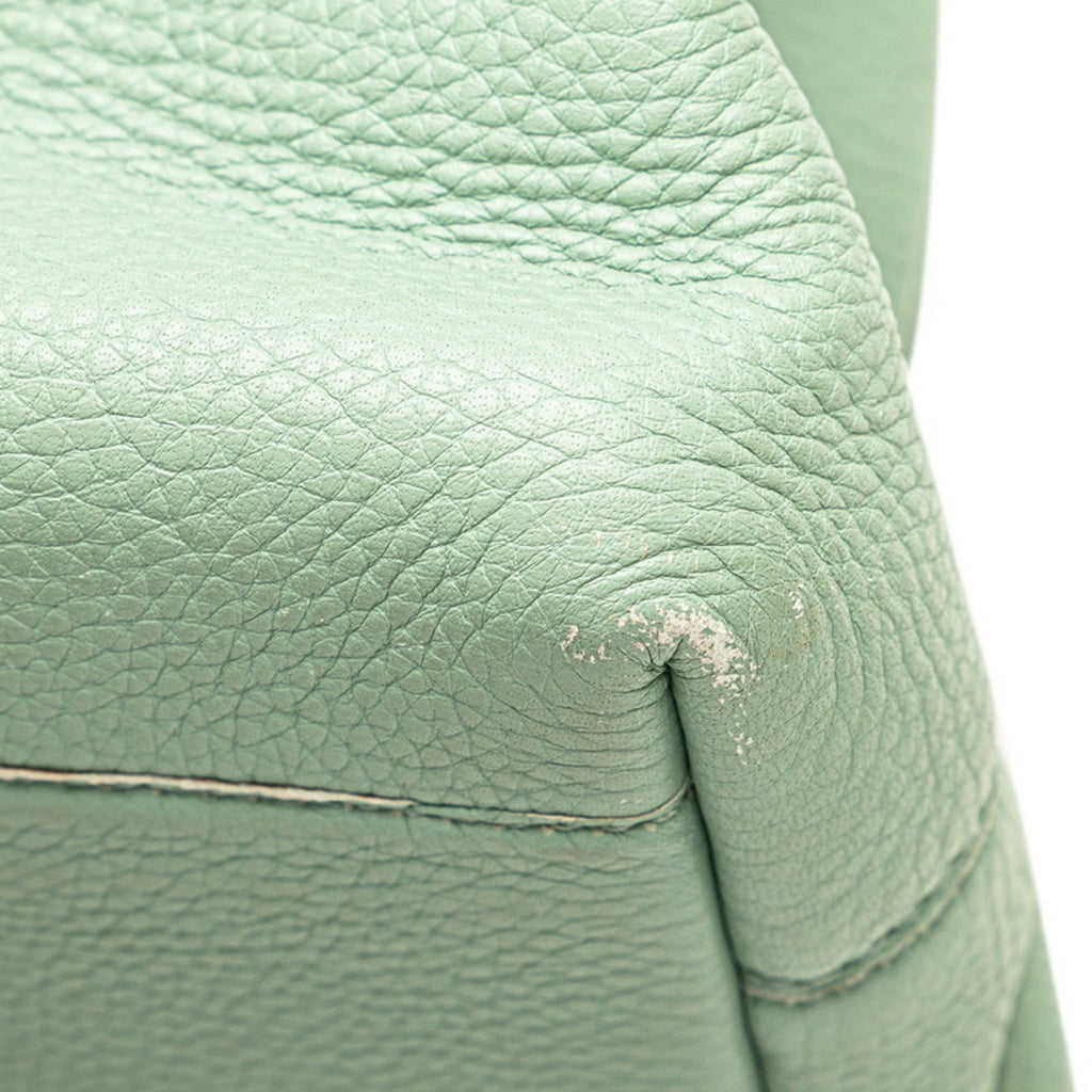 Bottega Veneta Intrecciato Green Leather Handbag