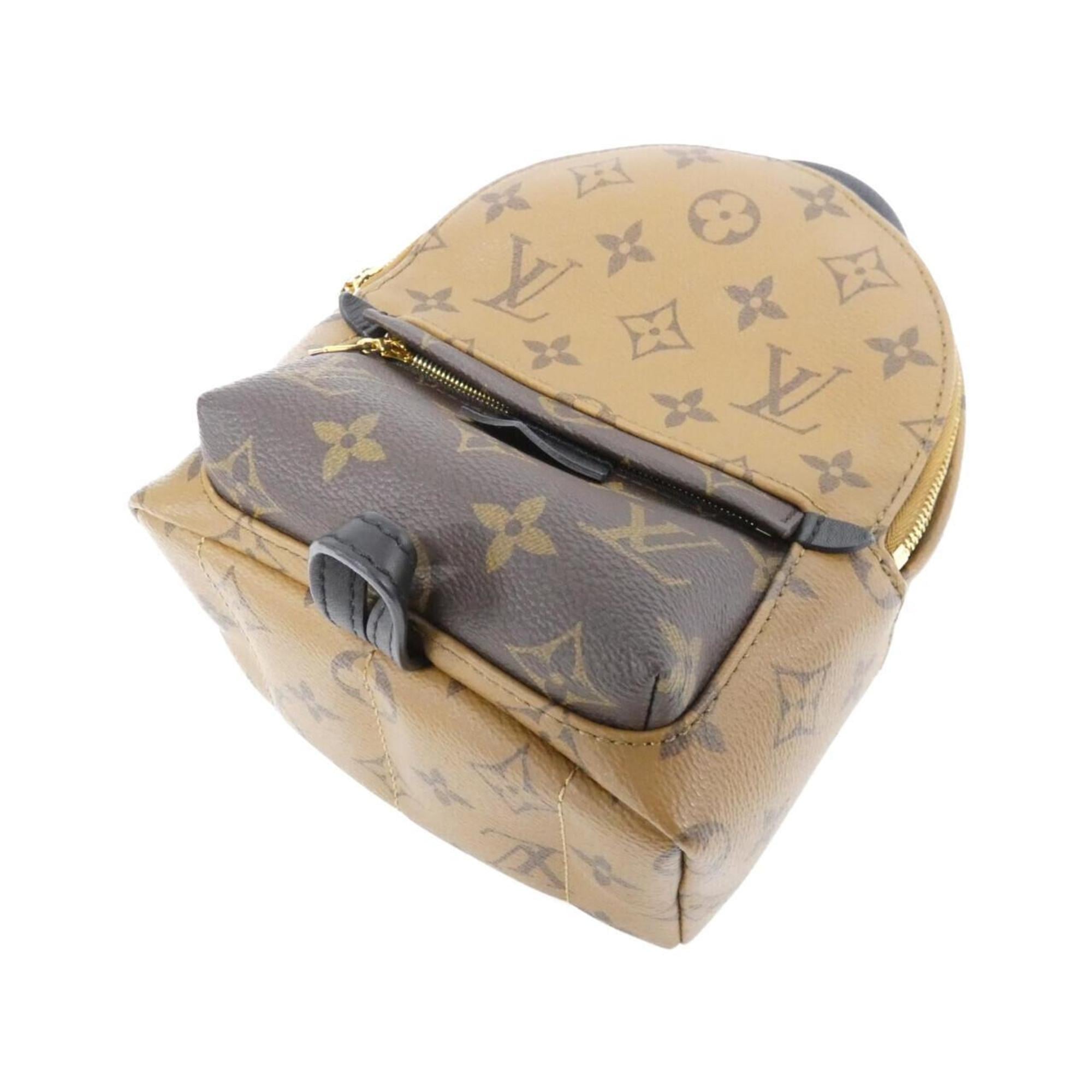 Louis Vuitton Marron Coated Canvas Backpack