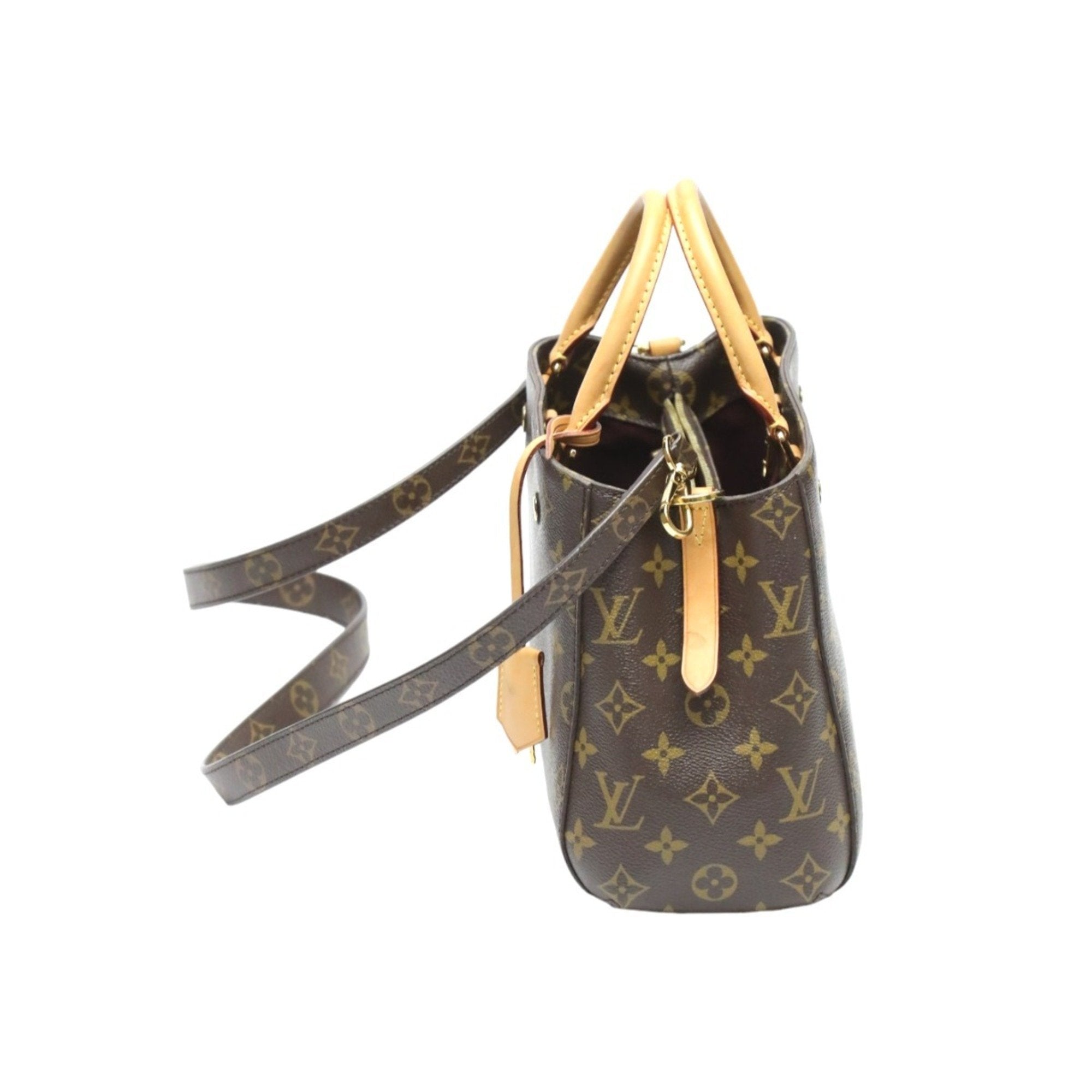 Louis Vuitton Brown Monogram Canvas Handbag Shoulder Bag