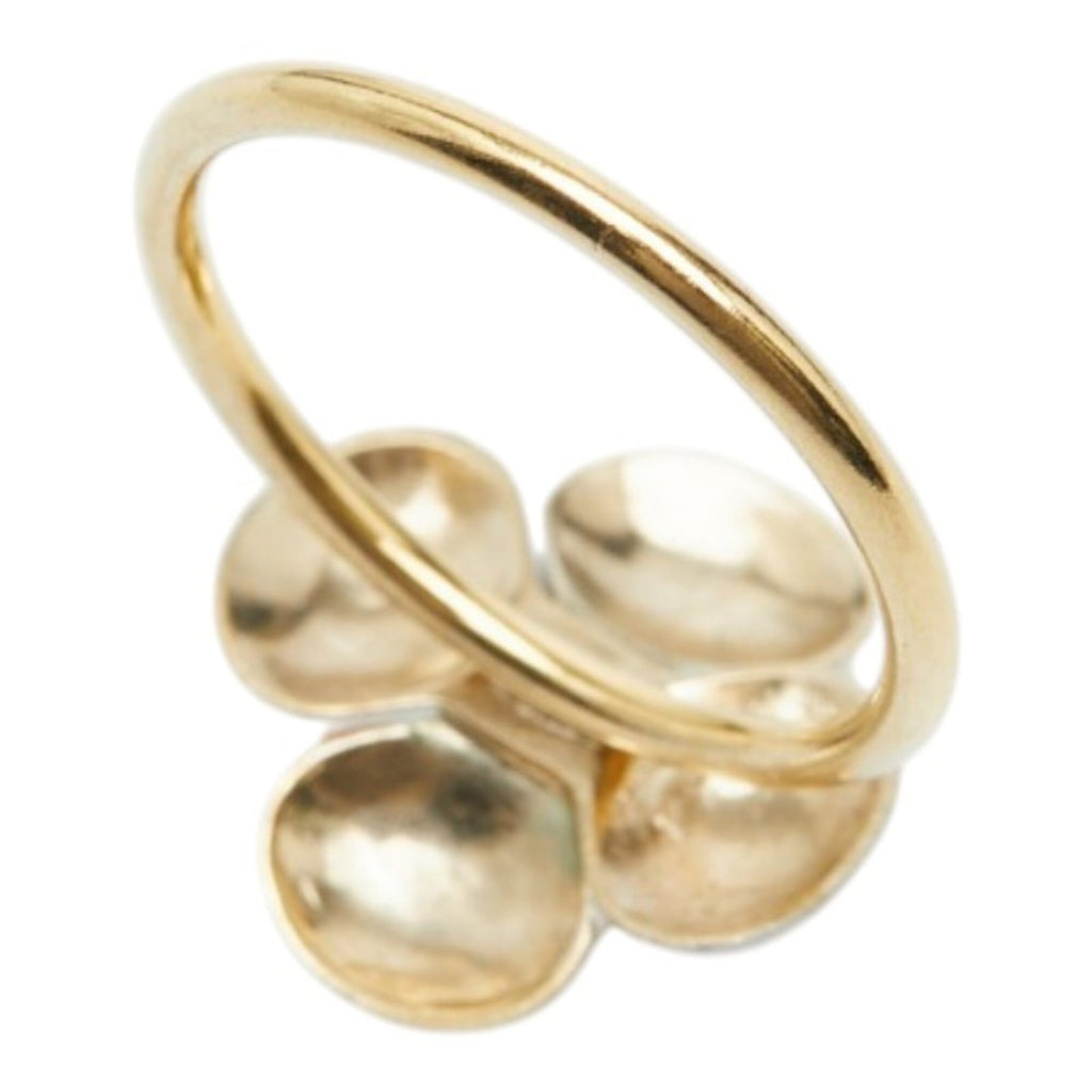 Chanel Enamel Gold Plating Band Ring