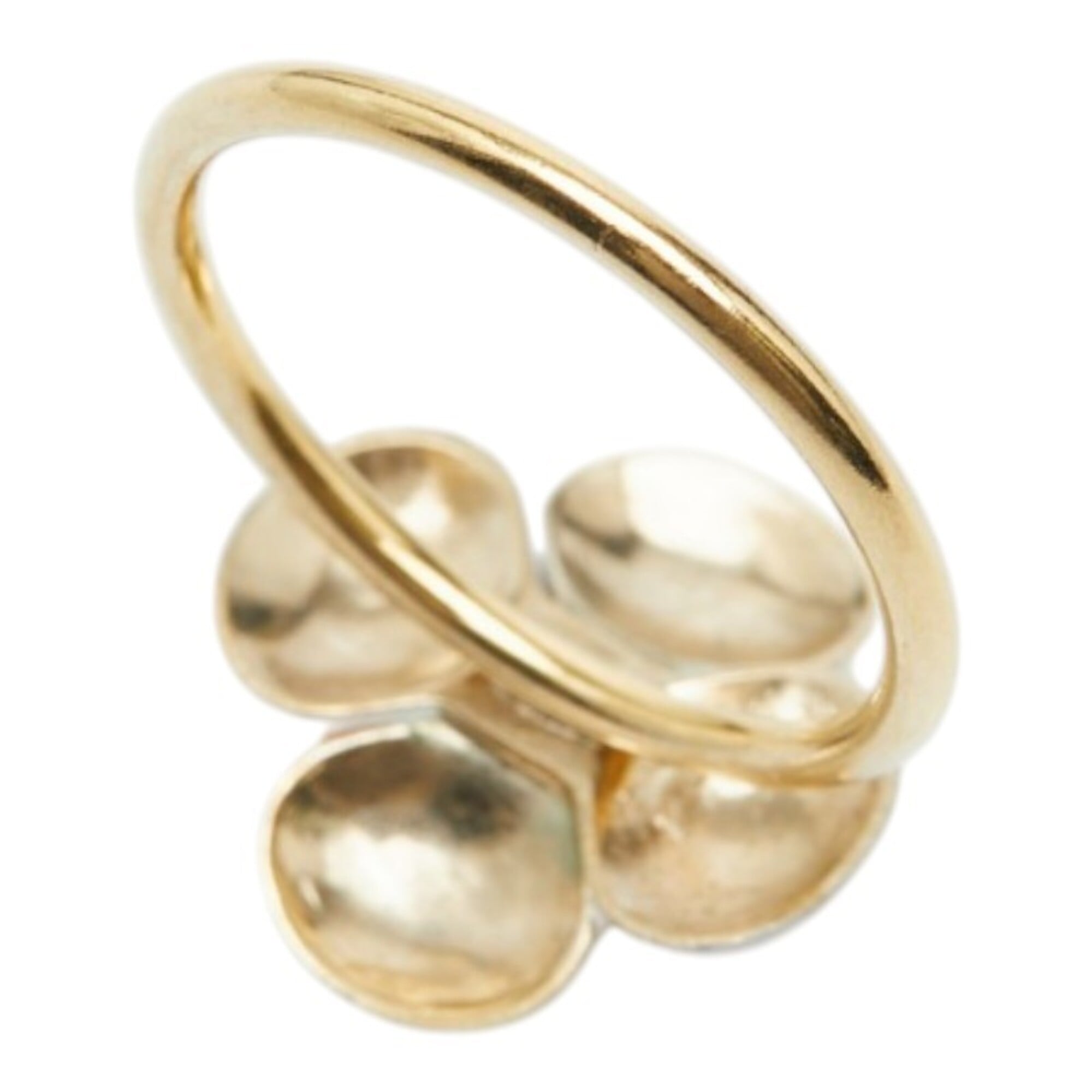 Chanel Enamel Gold Plating Band Ring