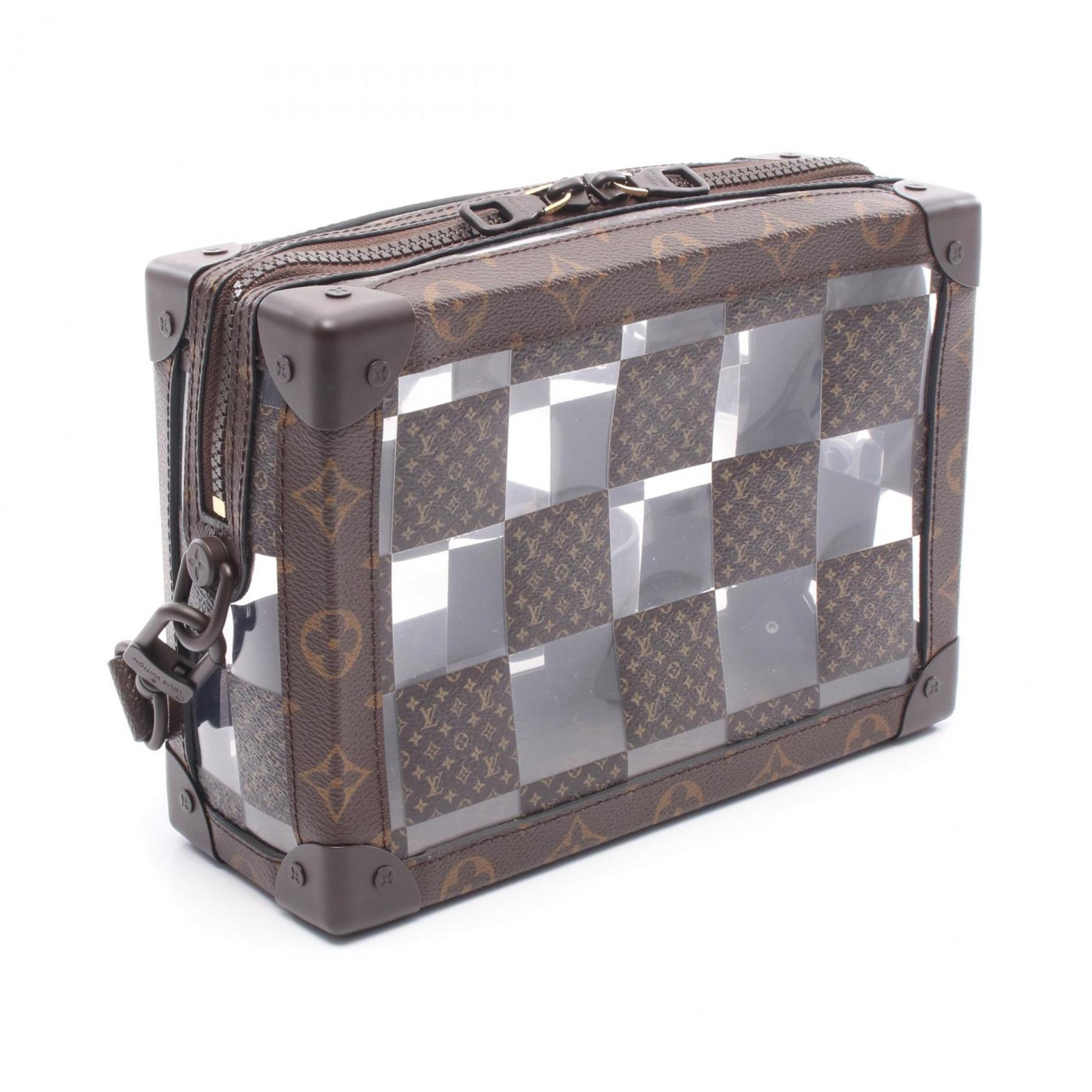 Louis Vuitton Brown Coated Canvas Pvc Shoulder Bag